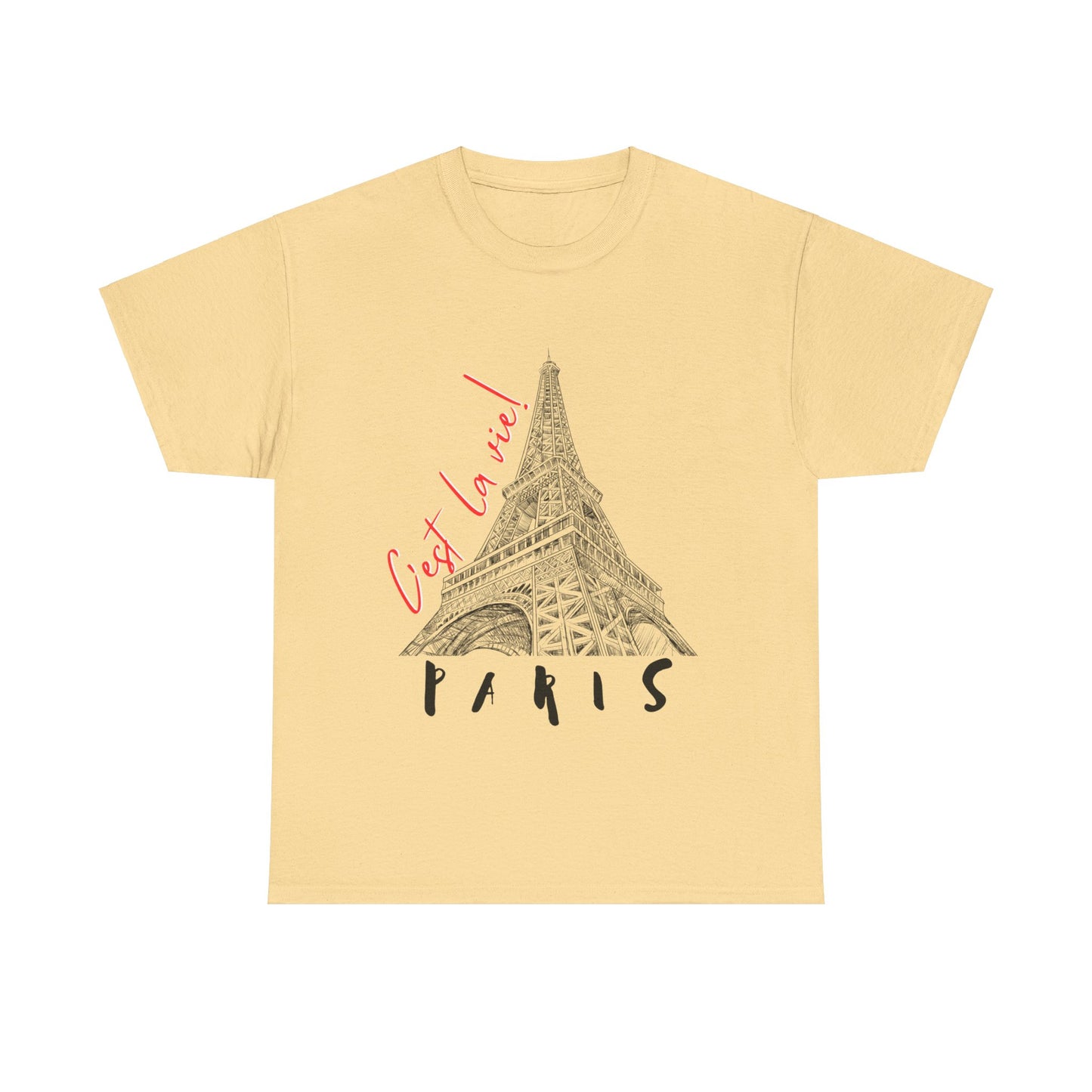 C'est La Vie Unisex Heavy Cotton Tee
