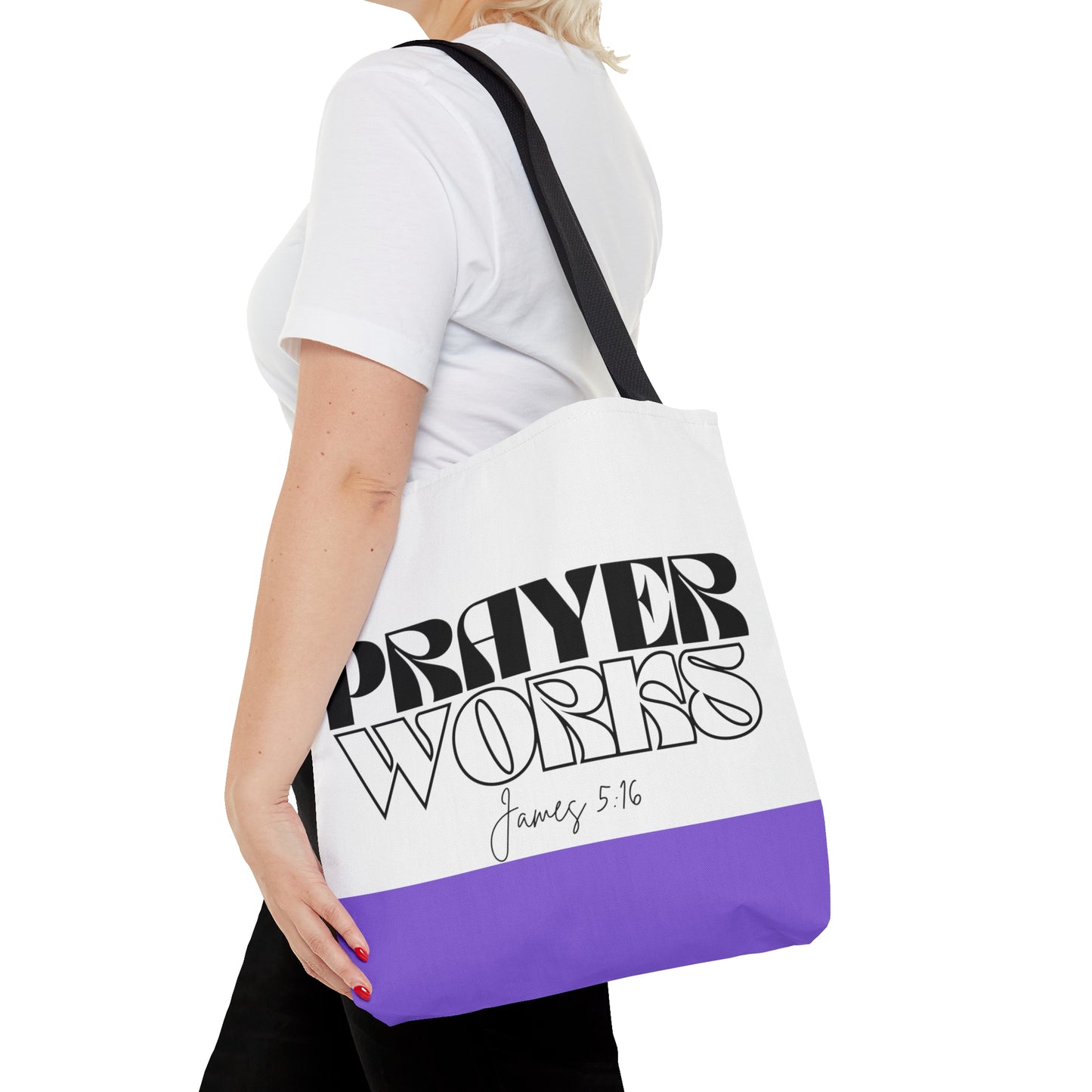 Prayer Works Tote Bag (AOP)
