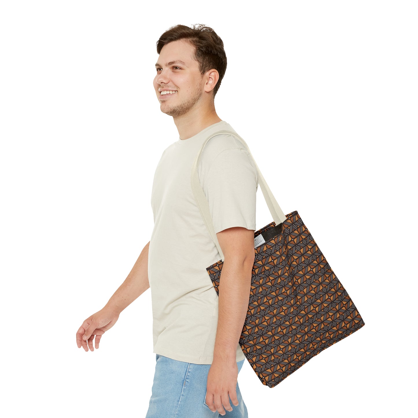 Mudcloth Print Tote Bag (AOP)