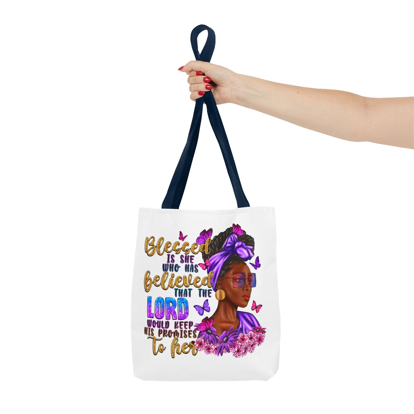 Blessed is She Tote Bag (AOP)