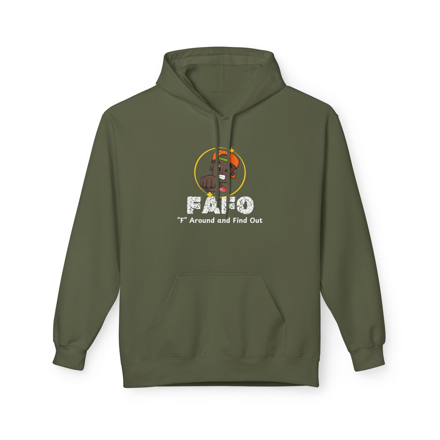 "F" Around and Find Out-Inspired Unisex Fleece Hoodie - Cozy Style & Warmth