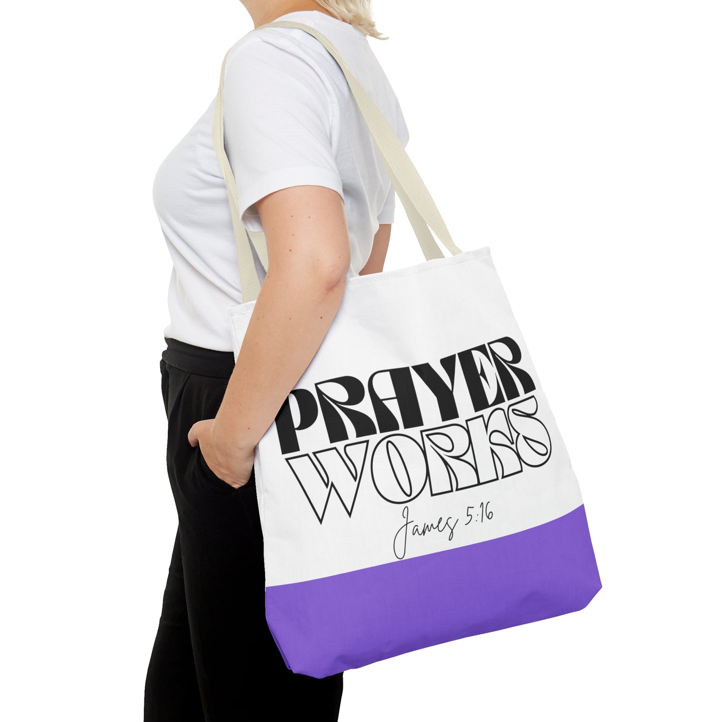 Prayer Works Tote Bag (AOP)