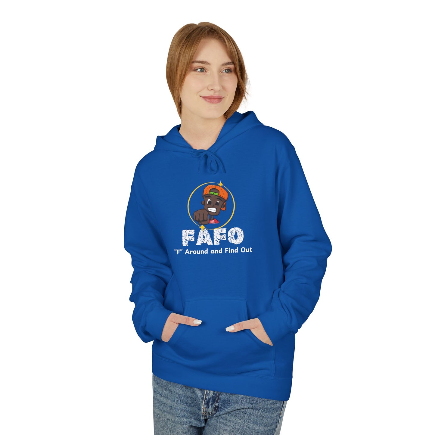 "F" Around and Find Out-Inspired Unisex Fleece Hoodie - Cozy Style & Warmth