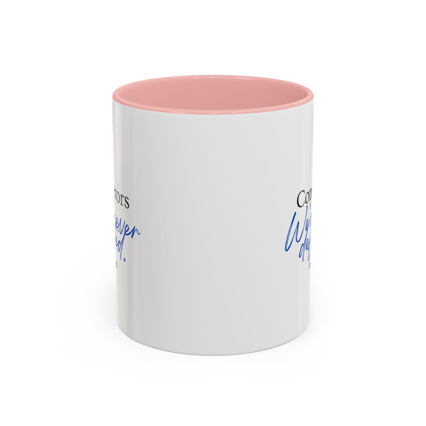 Conquerors Blue Accent Coffee Mug, 11oz