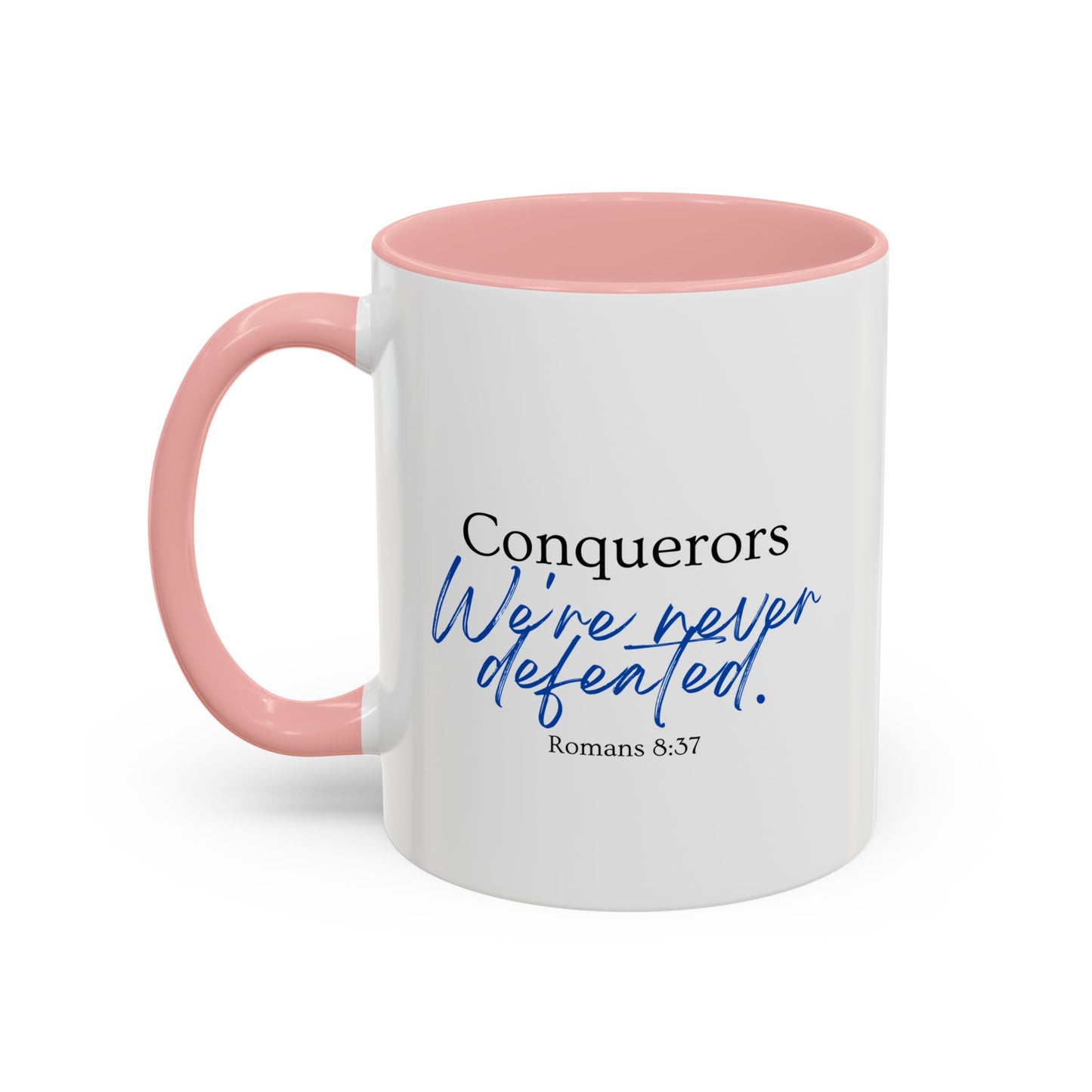 Conquerors Blue Accent Coffee Mug, 11oz