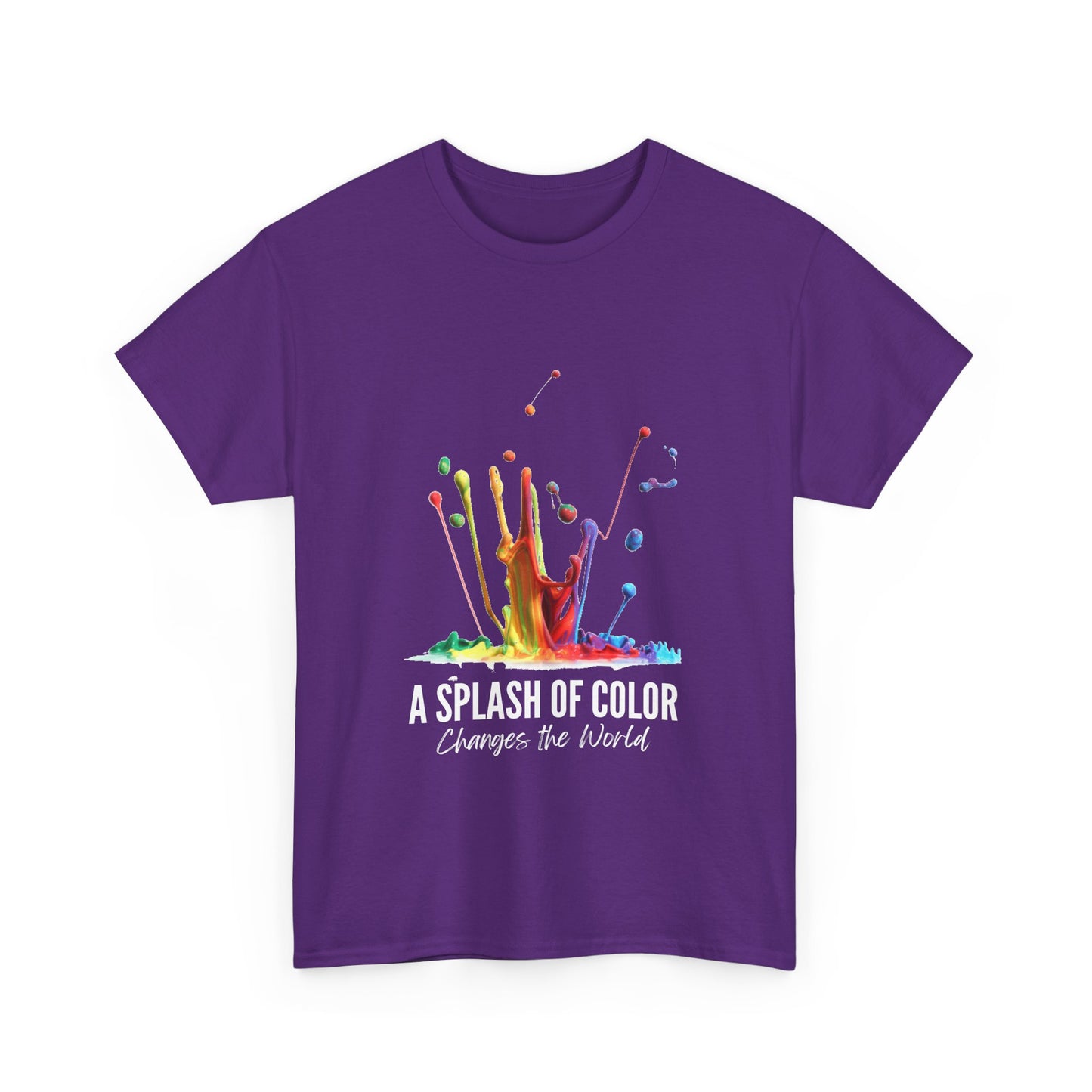 A Splash of Color Unisex Heavy Cotton Tee