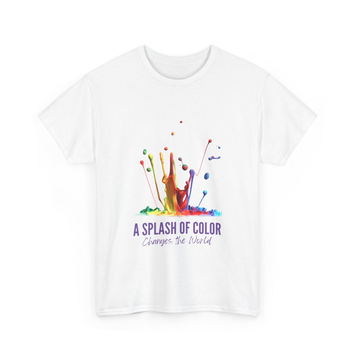 A Splash of Color Unisex Heavy Cotton Tee