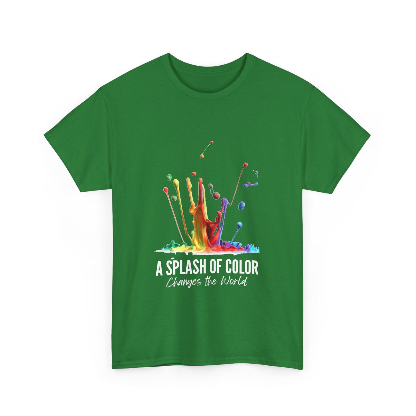 A Splash of Color Unisex Heavy Cotton Tee