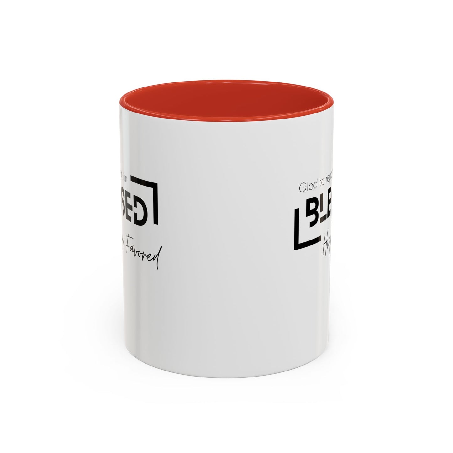 Blessed & Highly Favored Accent Coffee Mug, 11oz