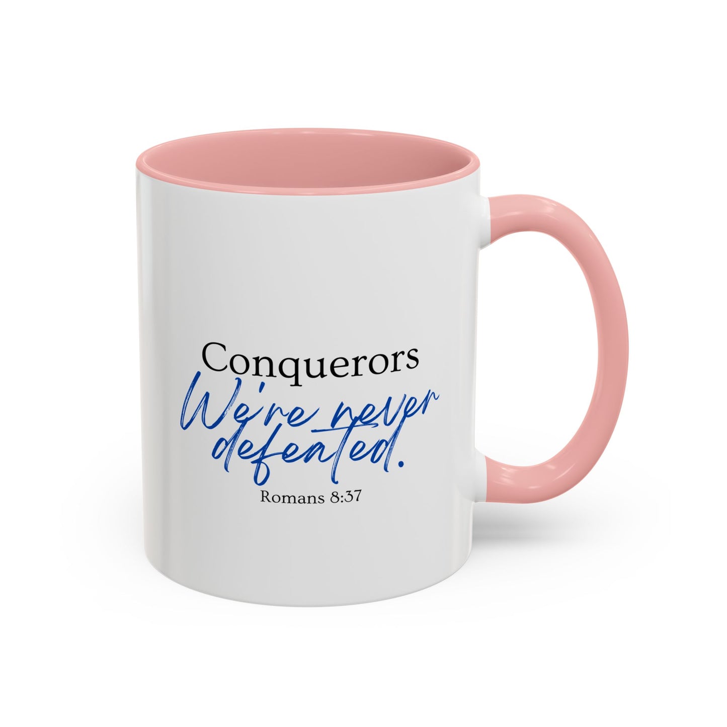 Conquerors Blue Accent Coffee Mug, 11oz