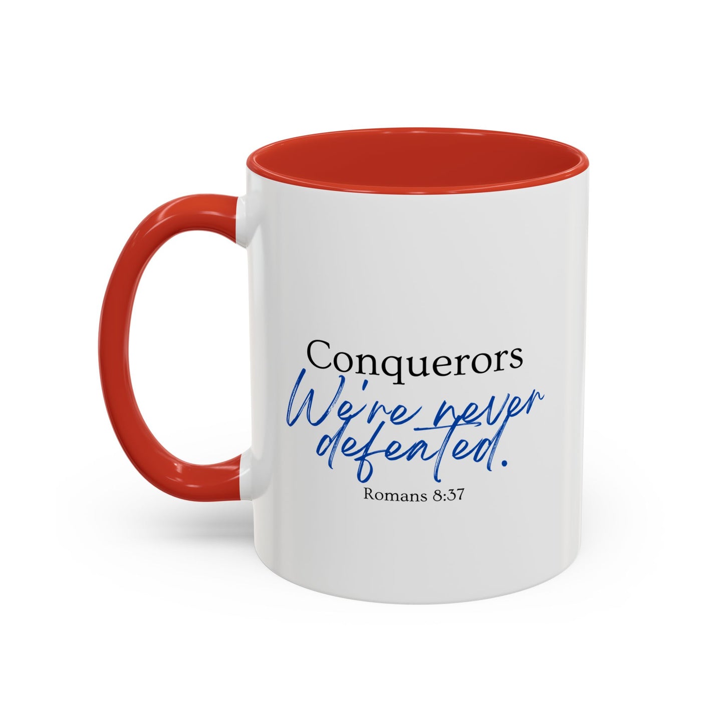 Conquerors Blue Accent Coffee Mug, 11oz