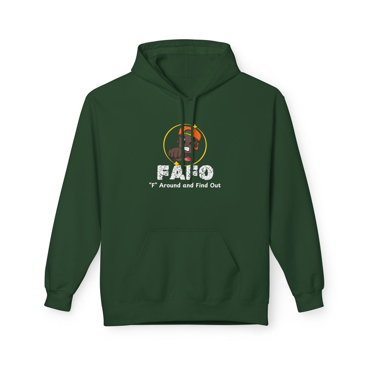 "F" Around and Find Out-Inspired Unisex Fleece Hoodie - Cozy Style & Warmth