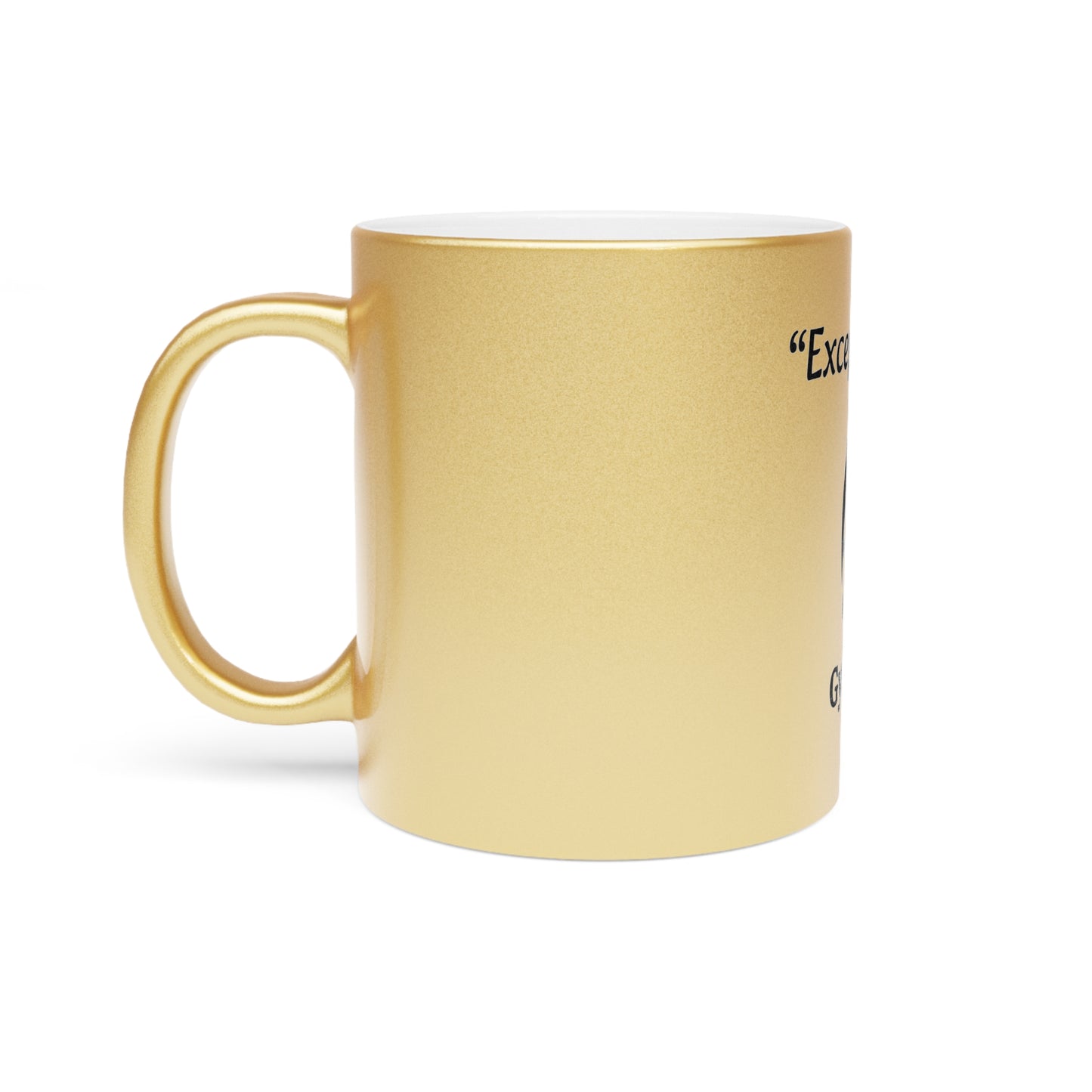 Gye Nyame Metallic Mug (Silver\Gold)