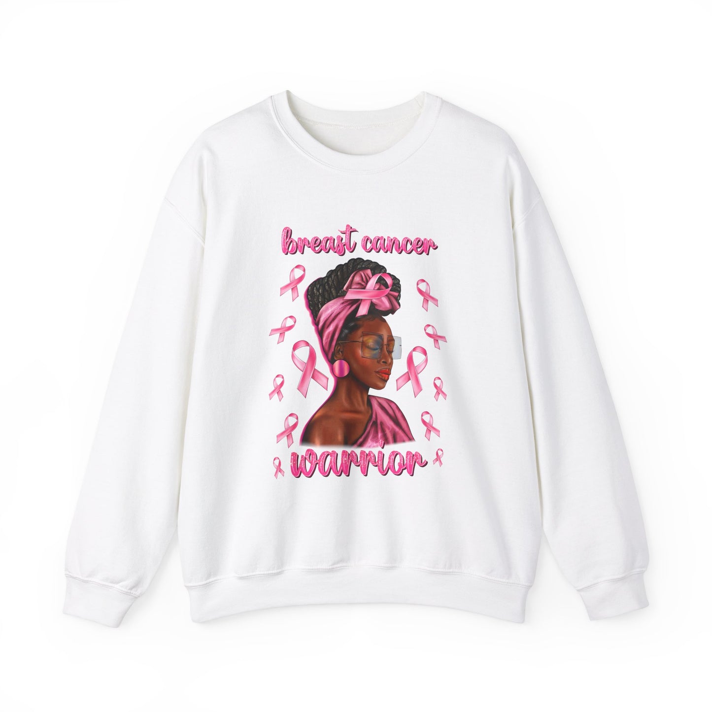 Breast Cancer Warrior Unisex Heavy Blend™ Crewneck Sweatshirt