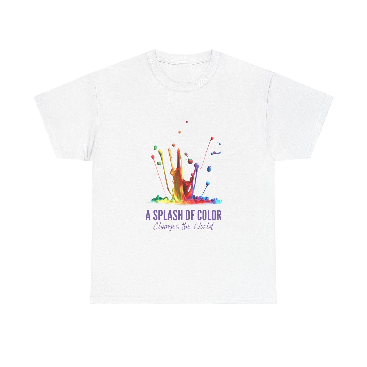 A Splash of Color Unisex Heavy Cotton Tee