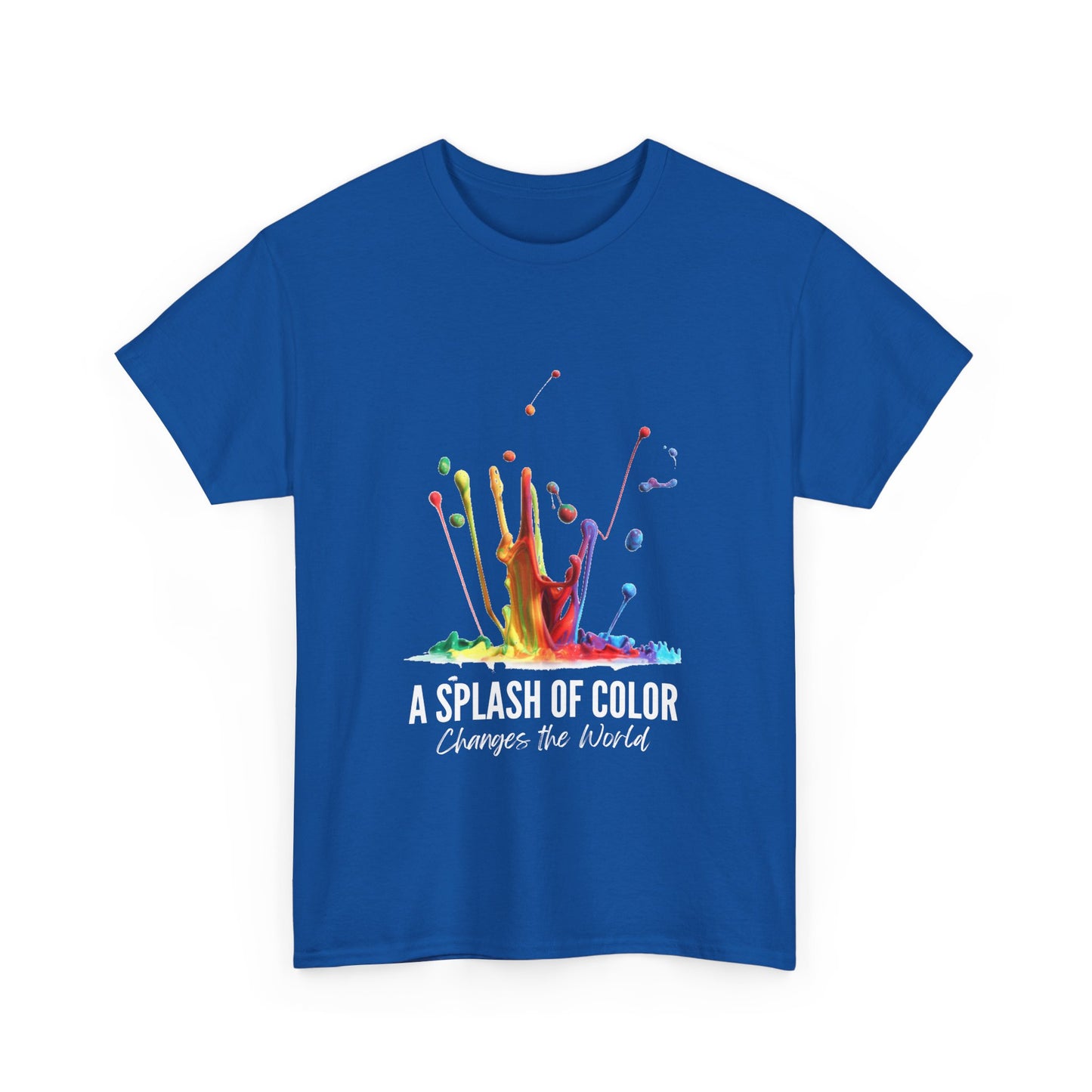A Splash of Color Unisex Heavy Cotton Tee