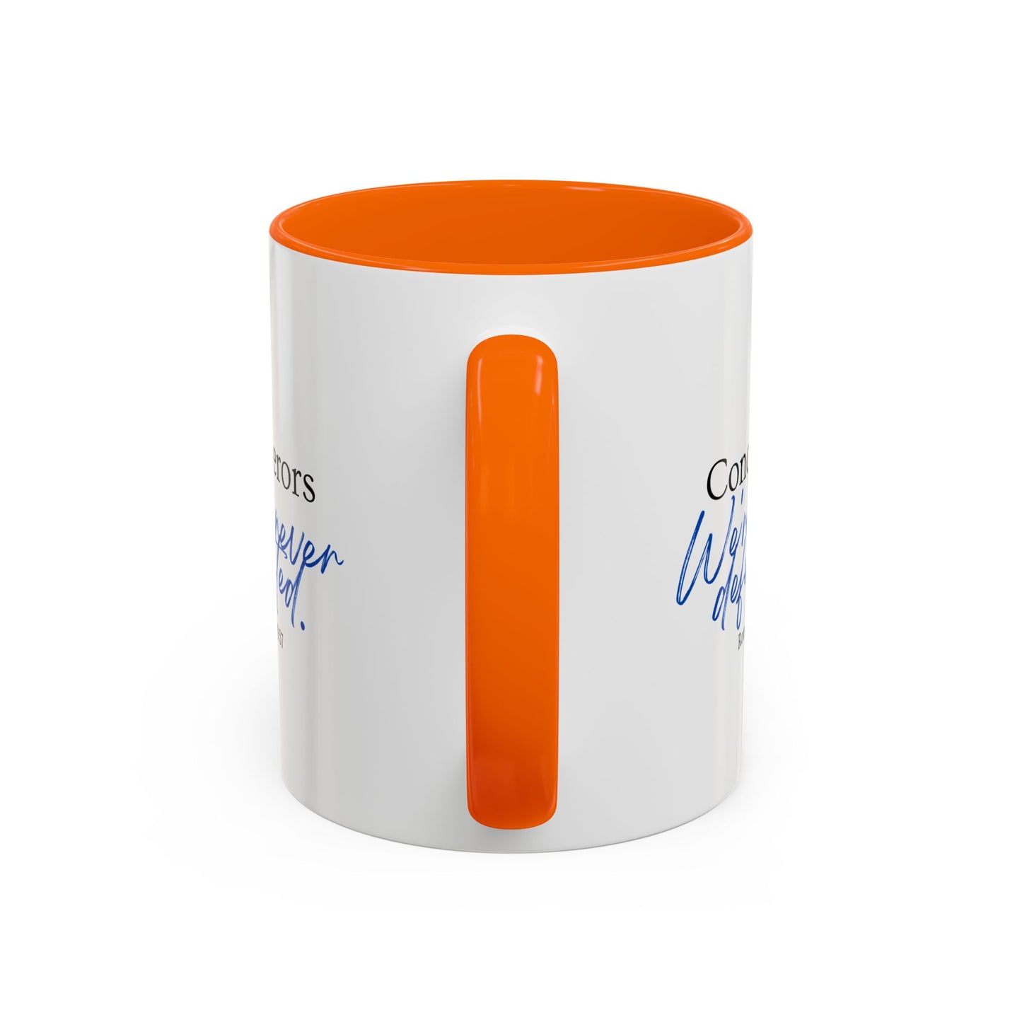 Conquerors Blue Accent Coffee Mug, 11oz