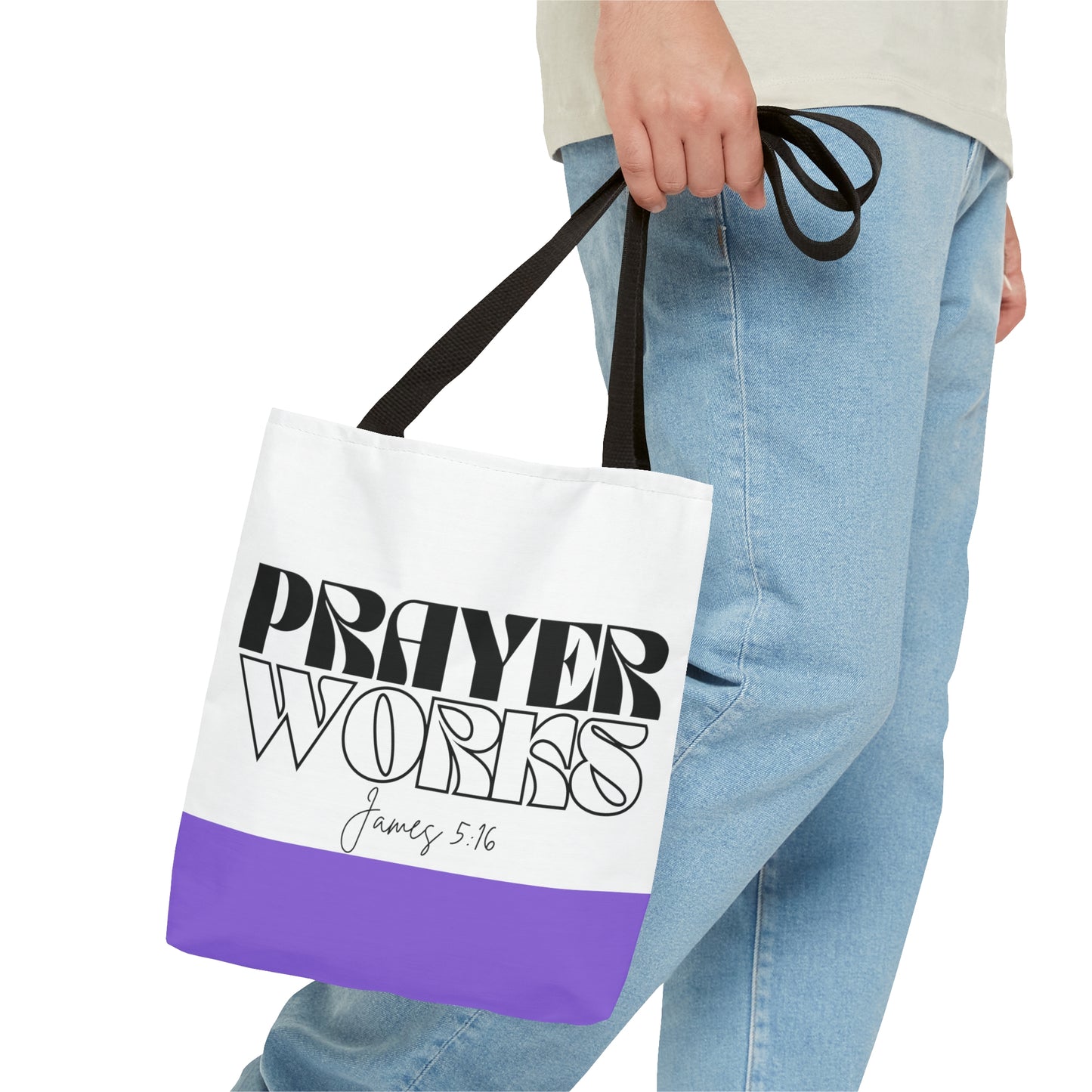 Prayer Works Tote Bag (AOP)