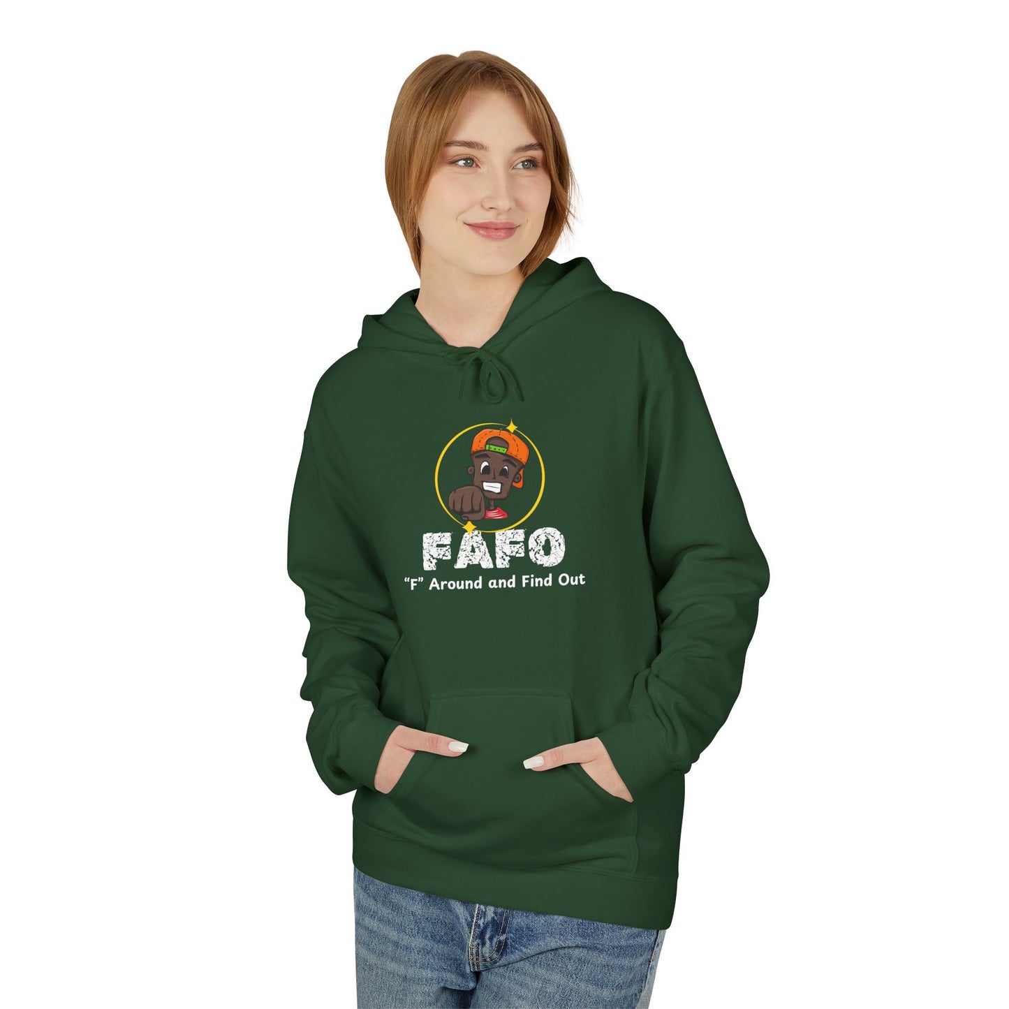 "F" Around and Find Out-Inspired Unisex Fleece Hoodie - Cozy Style & Warmth