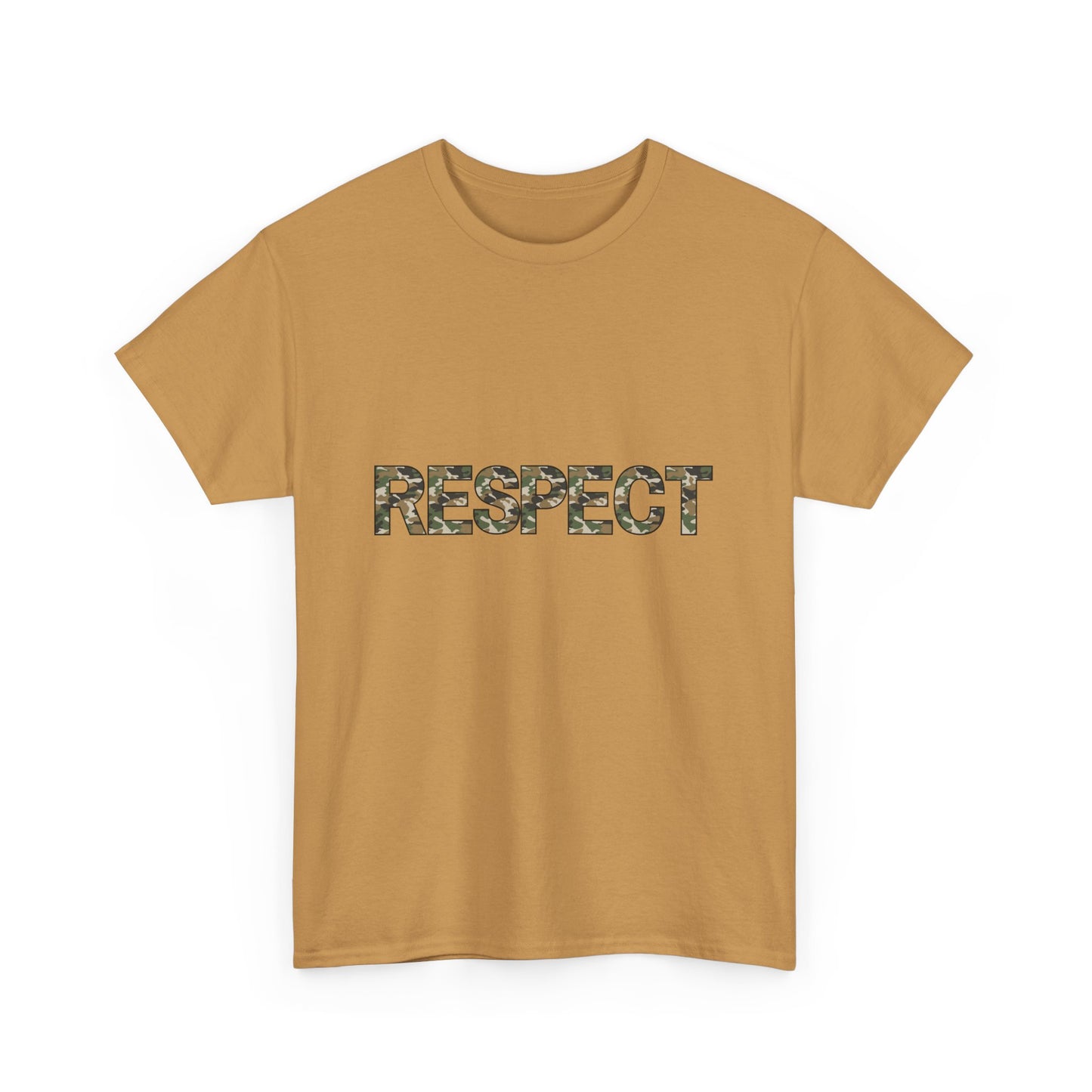 Unisex Heavy Cotton Tee - Camo Respect T-Shirt