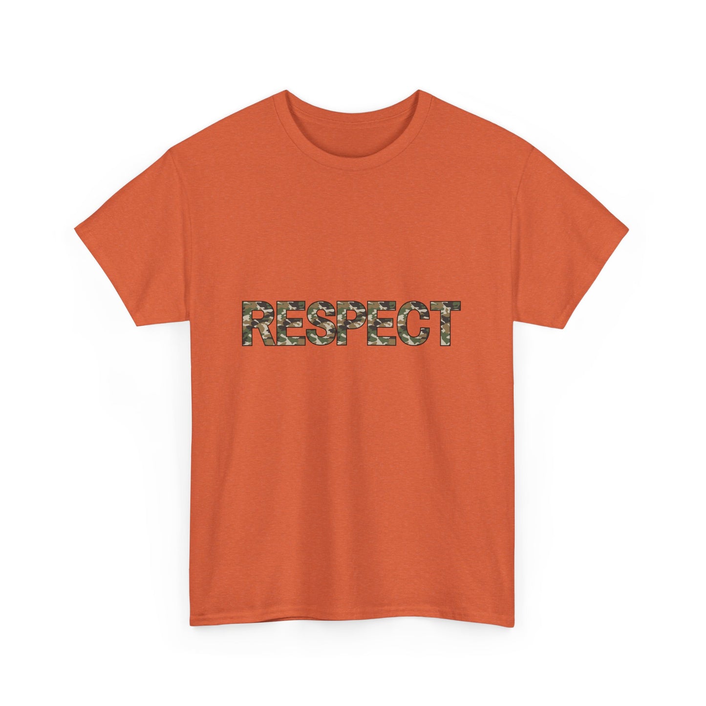 Unisex Heavy Cotton Tee - Camo Respect T-Shirt