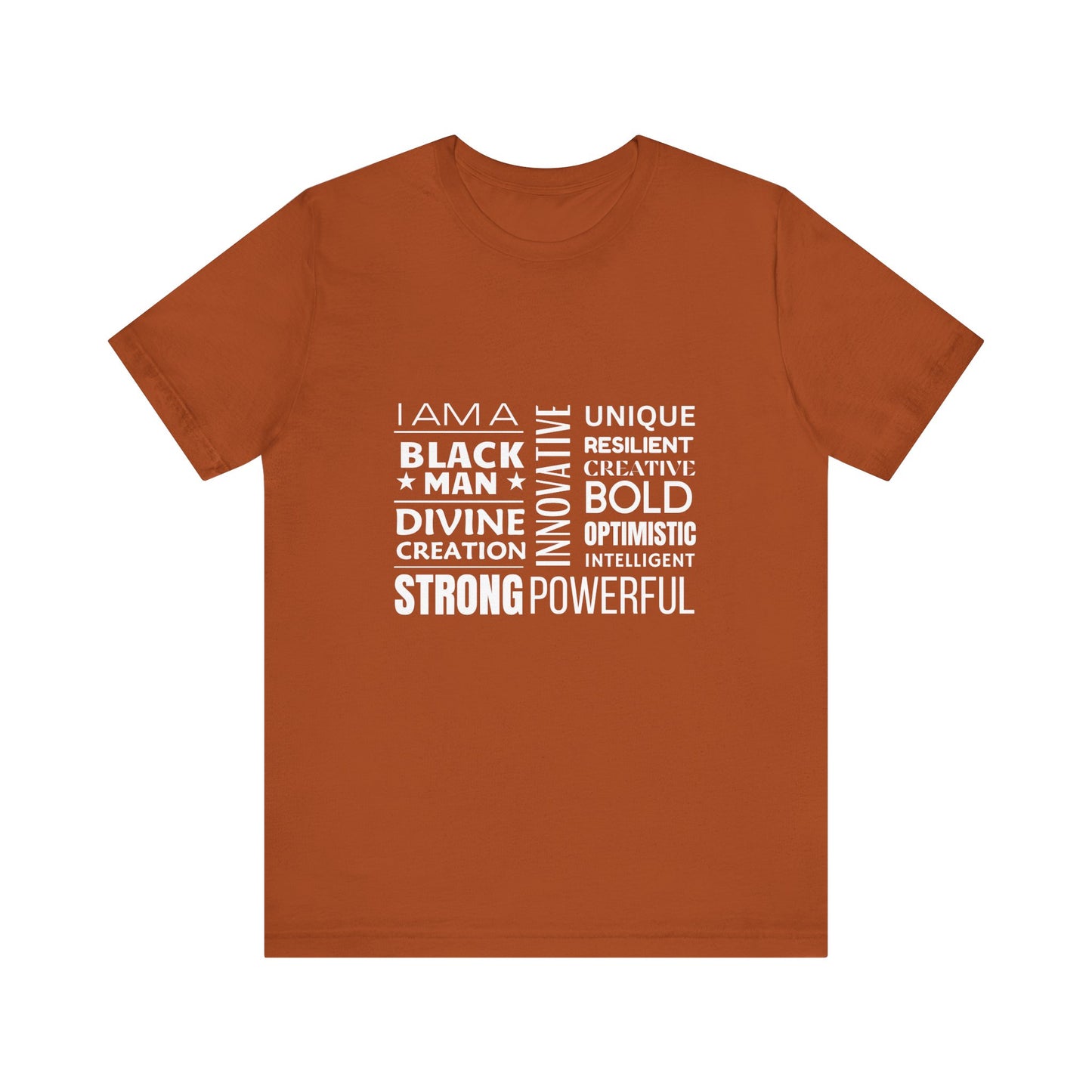 Empowering Black Man Tee - Unisex Jersey Short Sleeve T-Shirt