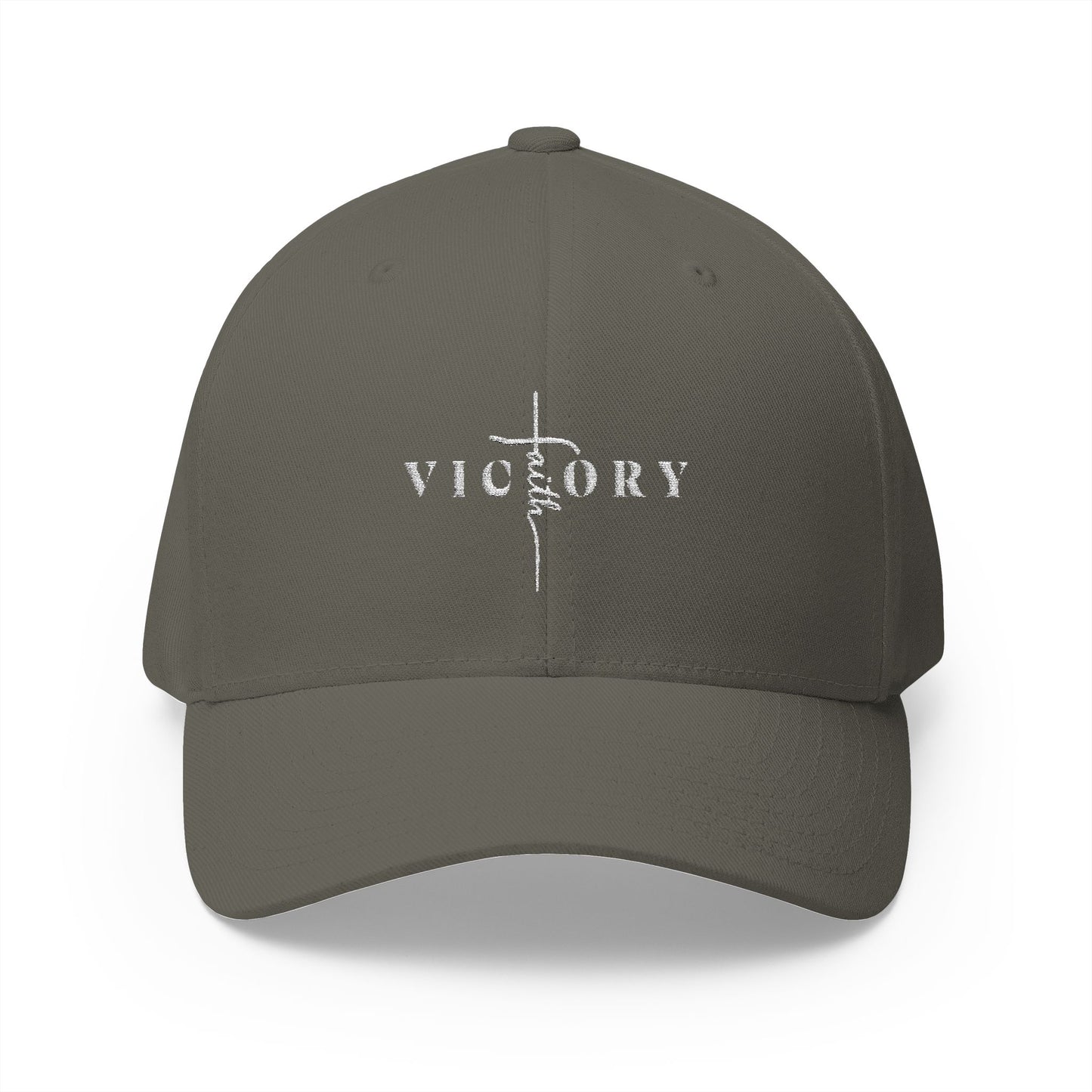 Victory Embroidered Closed-Back Cap - Stylish Baseball Hat for Inspirational Living
