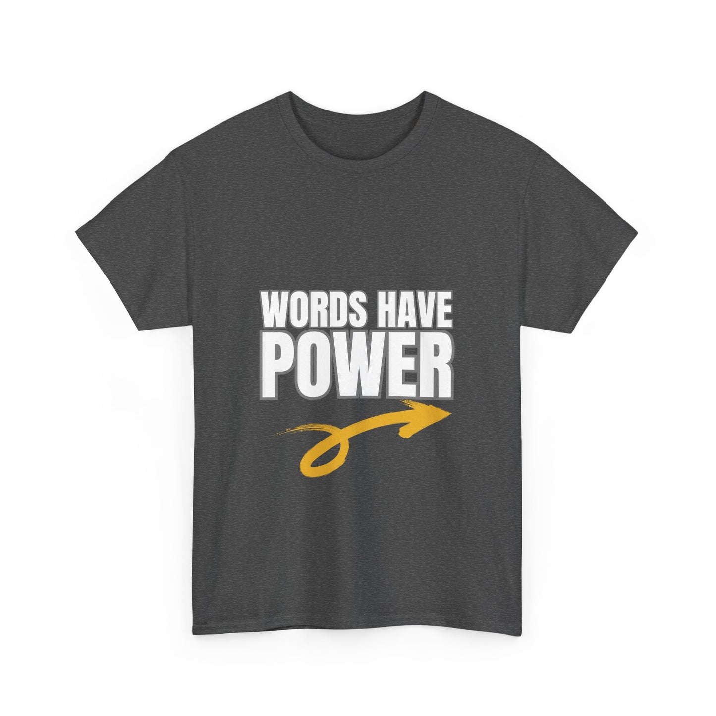 Words Have Power (Garvey) - Unisex Heavy Cotton Tee
