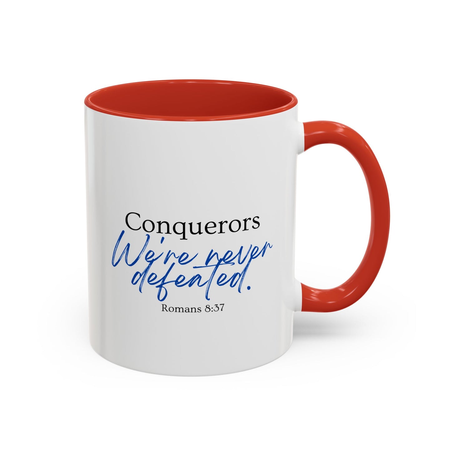 Conquerors Blue Accent Coffee Mug, 11oz