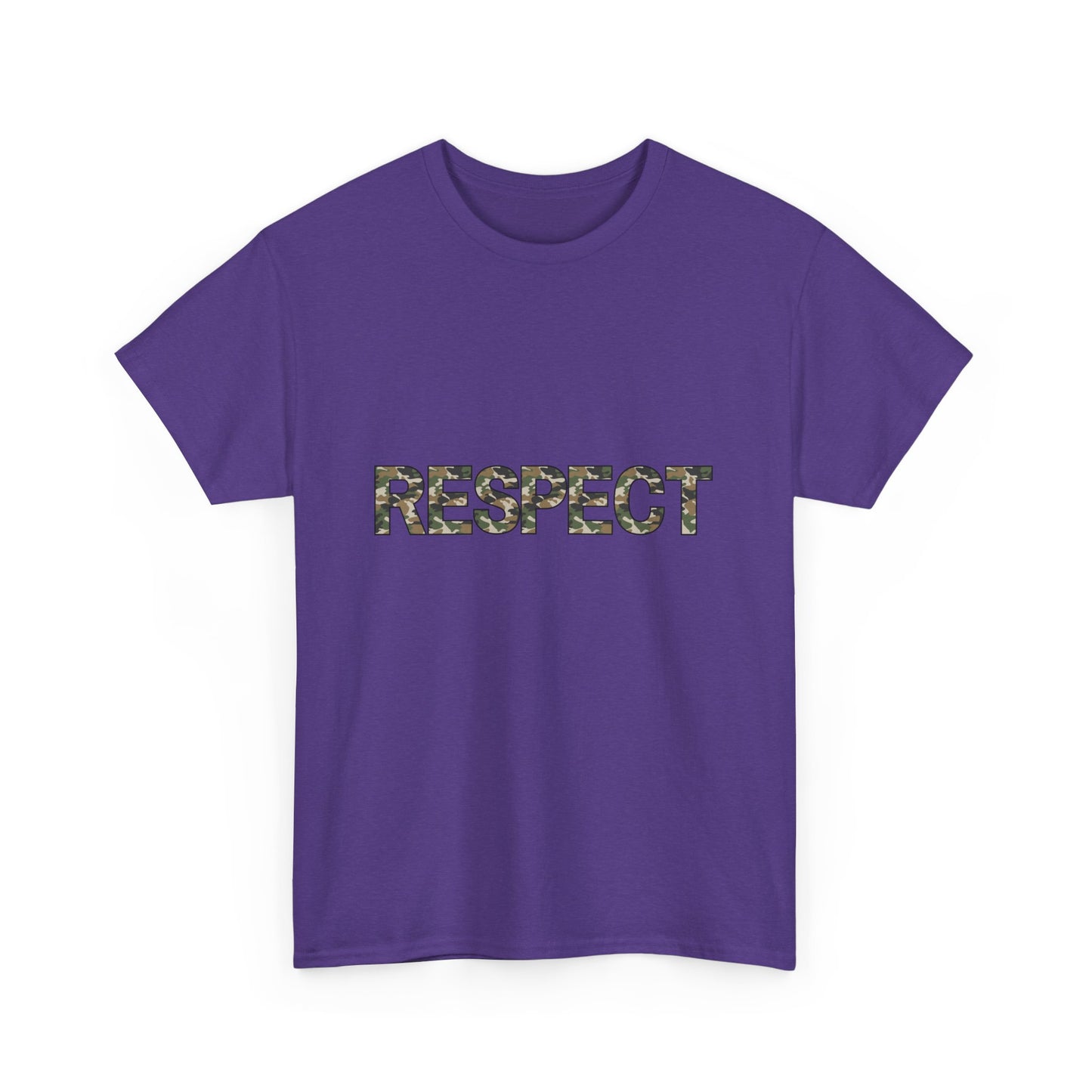 Unisex Heavy Cotton Tee - Camo Respect T-Shirt