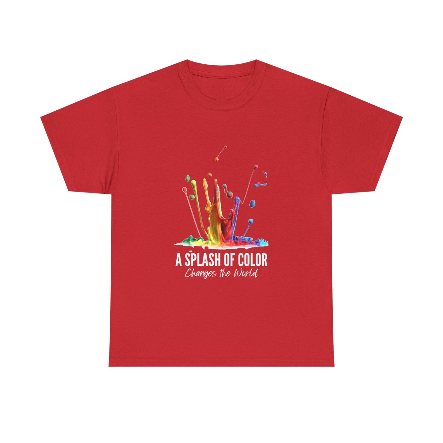 A Splash of Color Unisex Heavy Cotton Tee