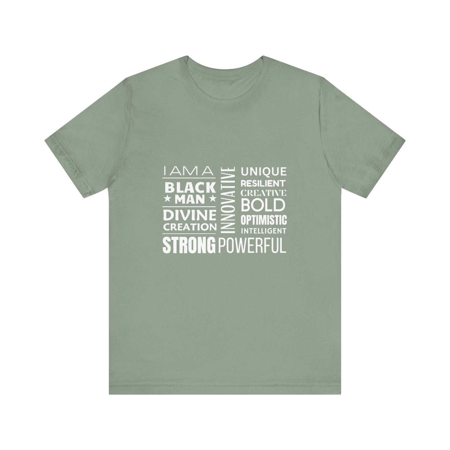Empowering Black Man Tee - Unisex Jersey Short Sleeve T-Shirt