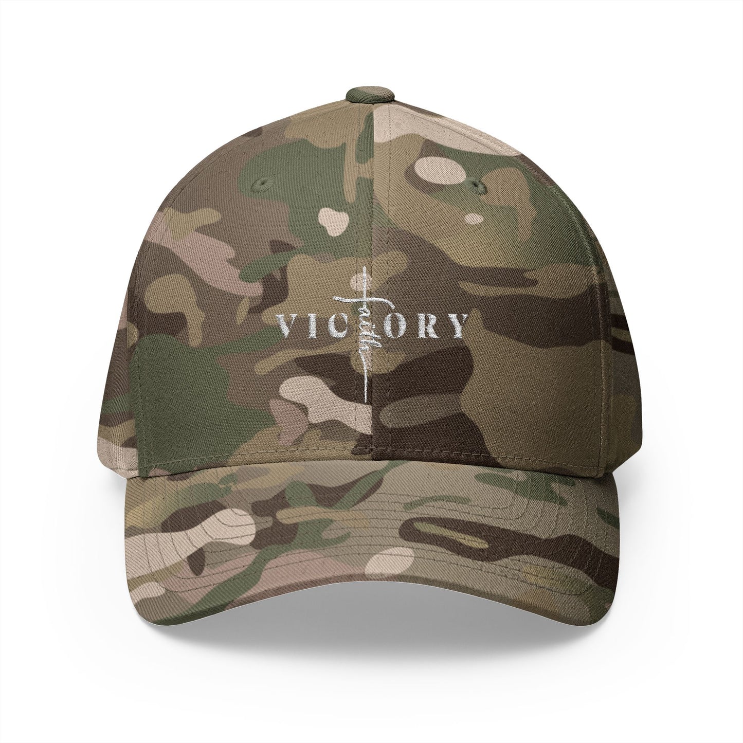 Victory Embroidered Closed-Back Cap - Stylish Baseball Hat for Inspirational Living