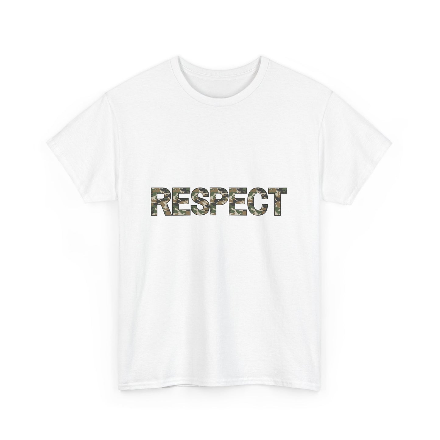Unisex Heavy Cotton Tee - Camo Respect T-Shirt