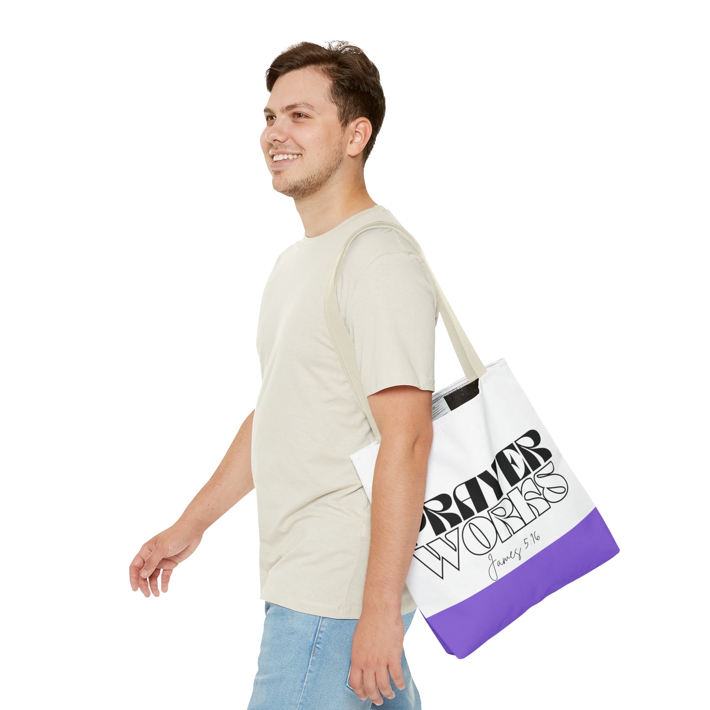 Prayer Works Tote Bag (AOP)