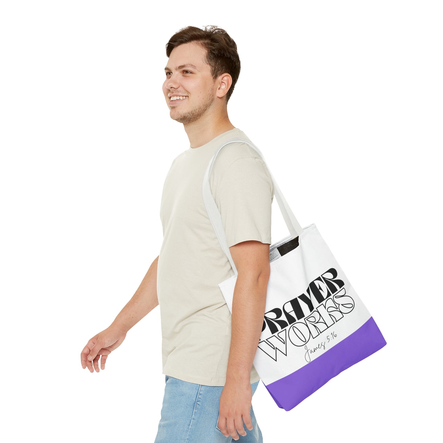 Prayer Works Tote Bag (AOP)