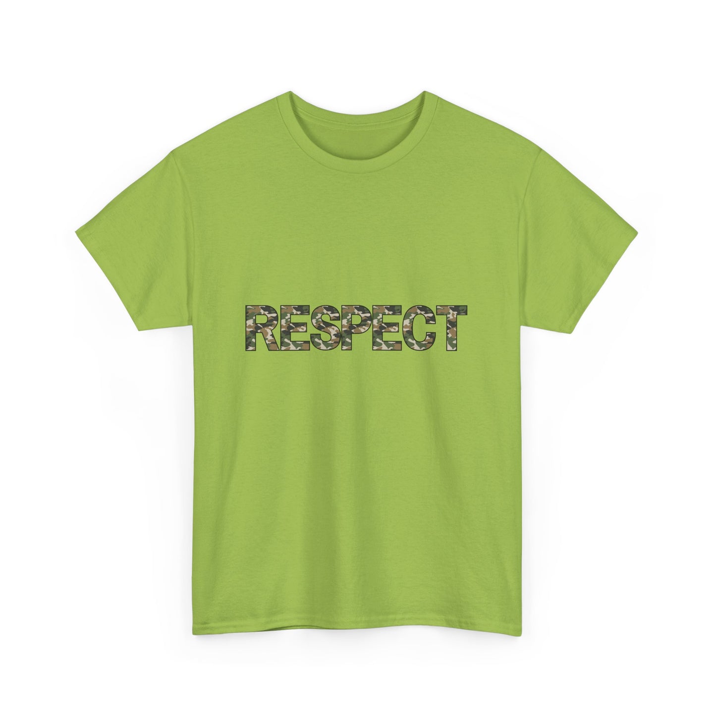 Unisex Heavy Cotton Tee - Camo Respect T-Shirt