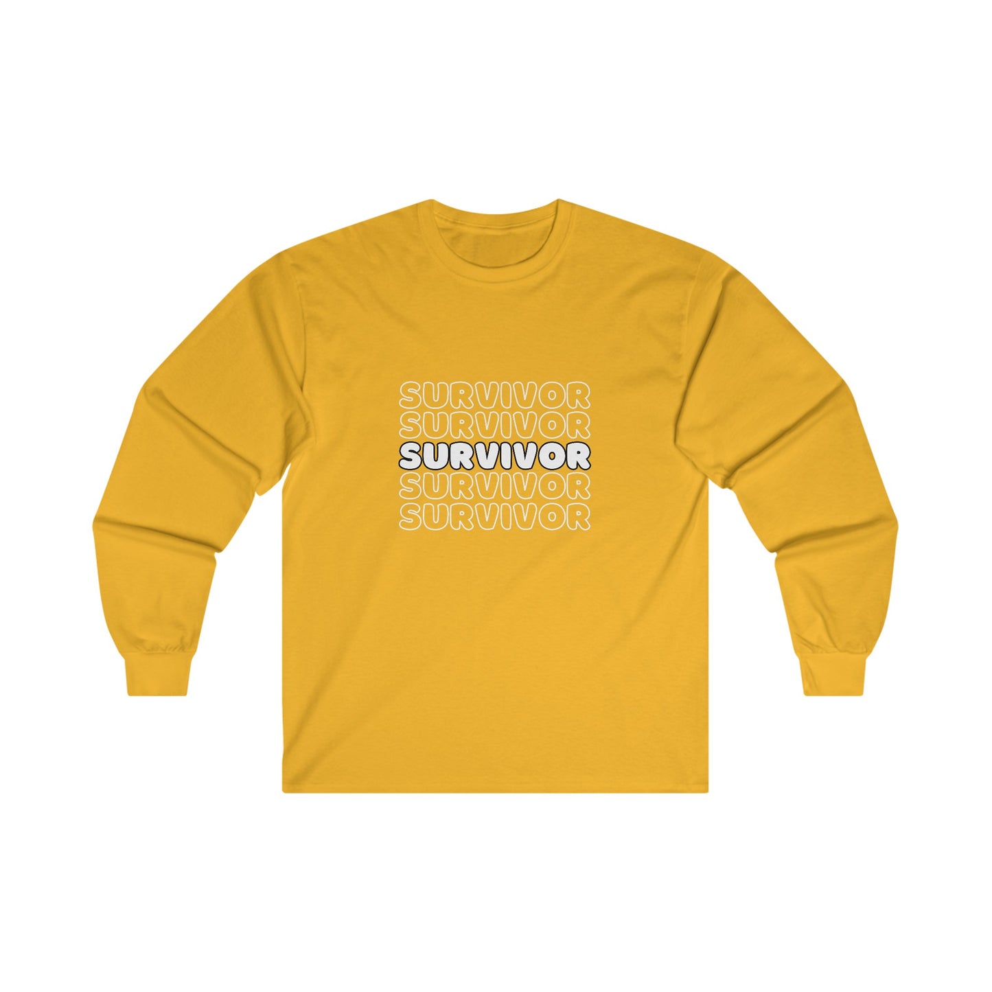 Survivor Unisex Ultra Cotton Long Sleeve Tee