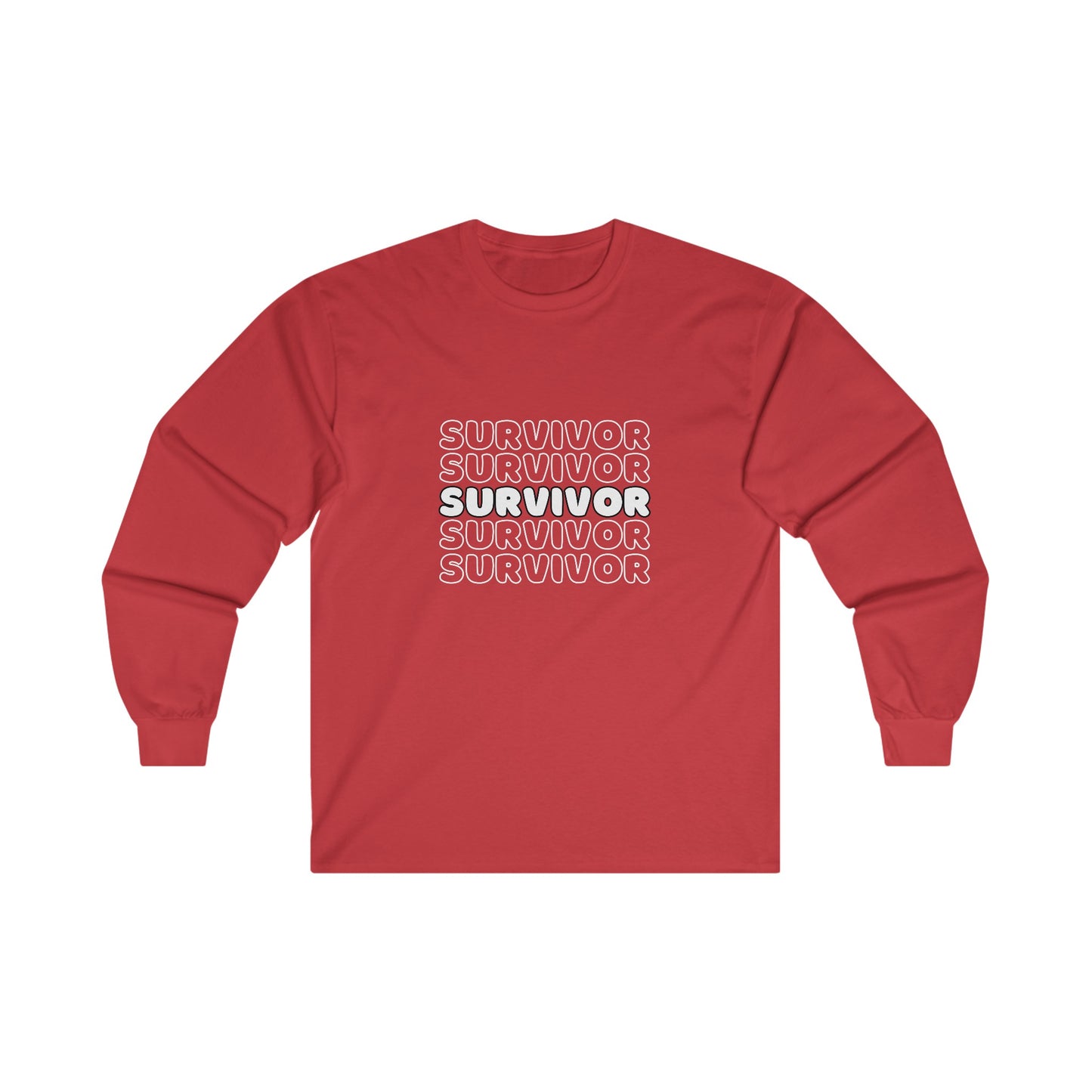 Survivor Unisex Ultra Cotton Long Sleeve Tee