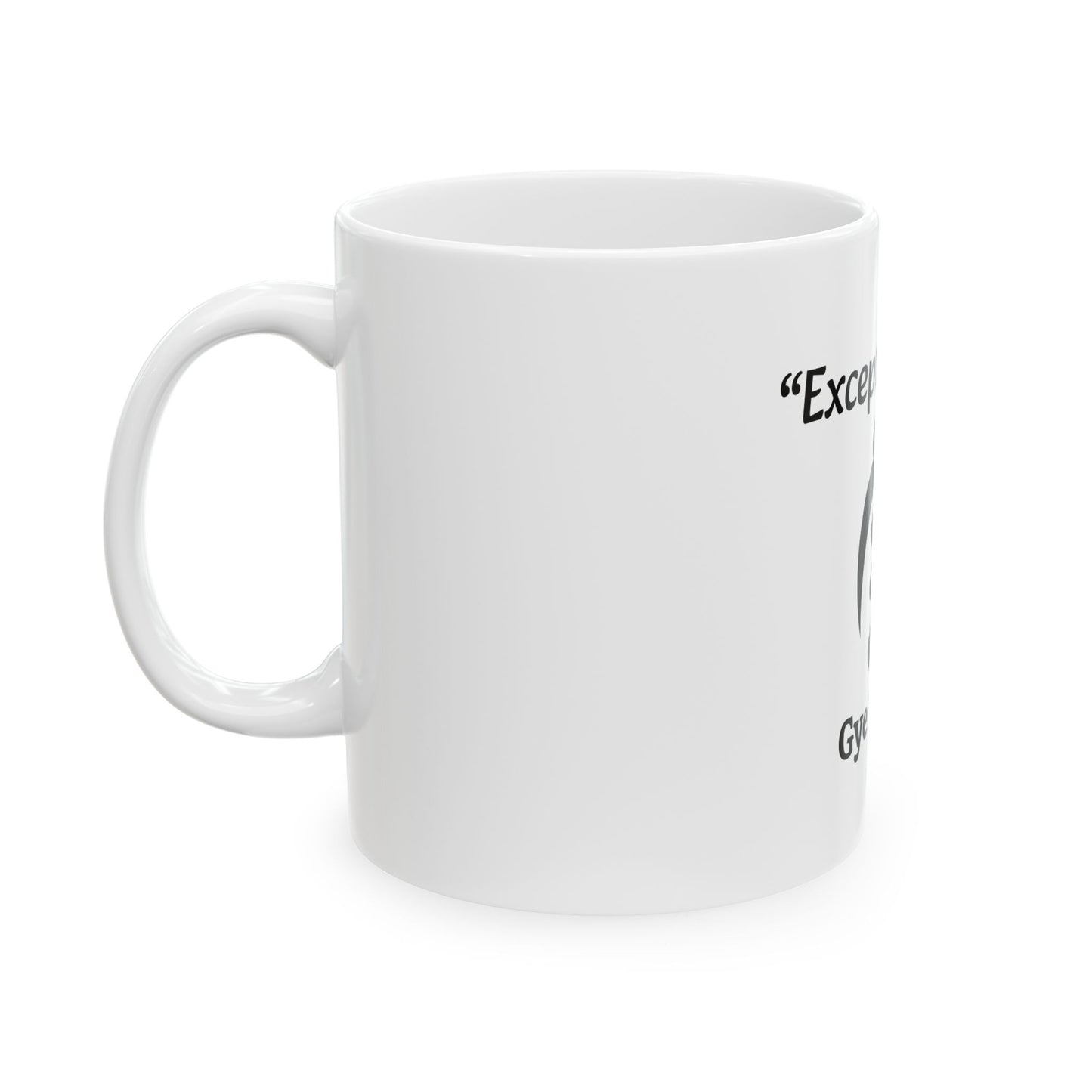 Gye Nyame Ceramic Mug, 11oz