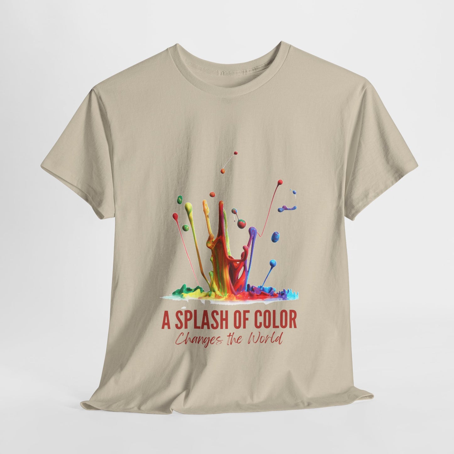 A Splash of Color Unisex Heavy Cotton Tee