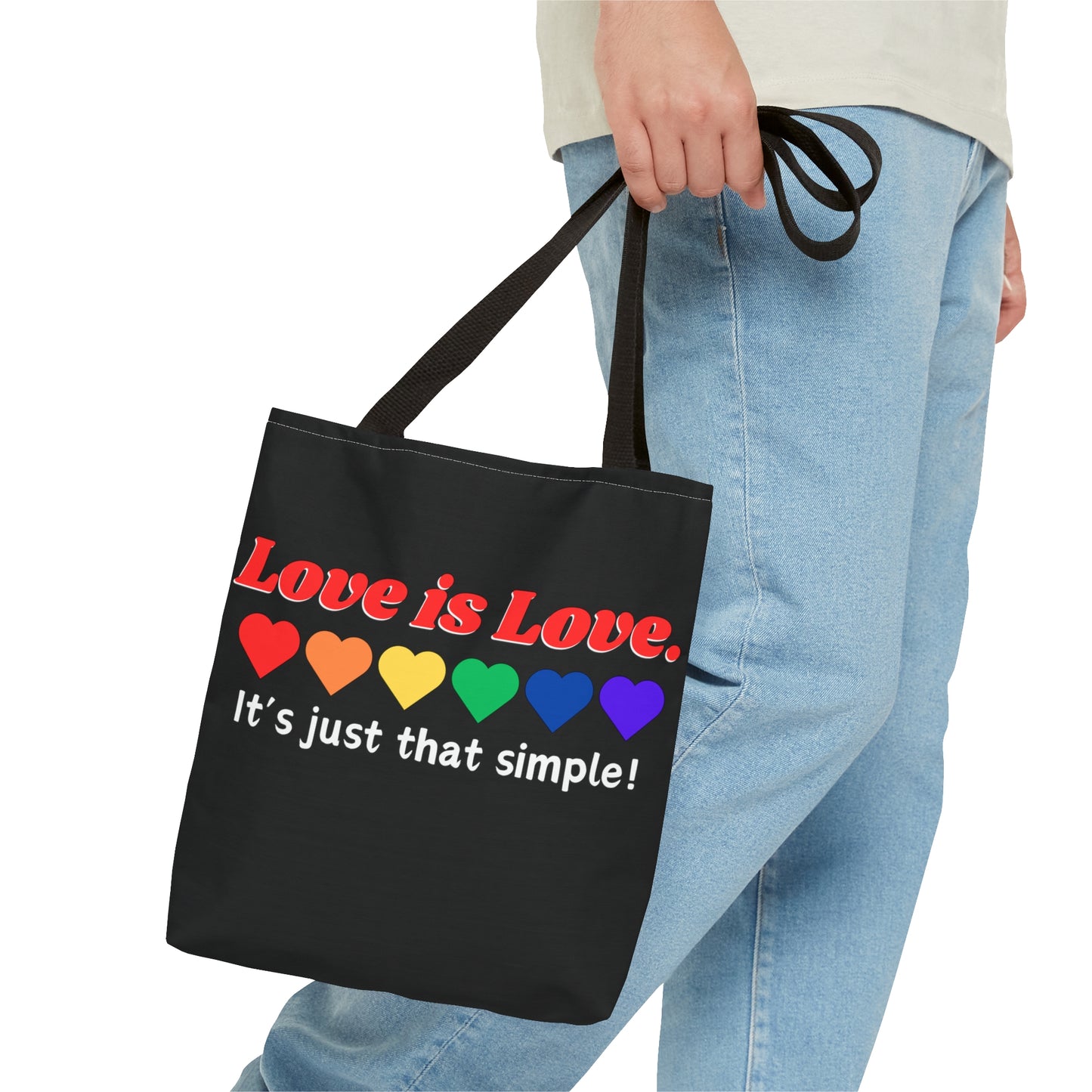 Love is Love Tote Bag (AOP)