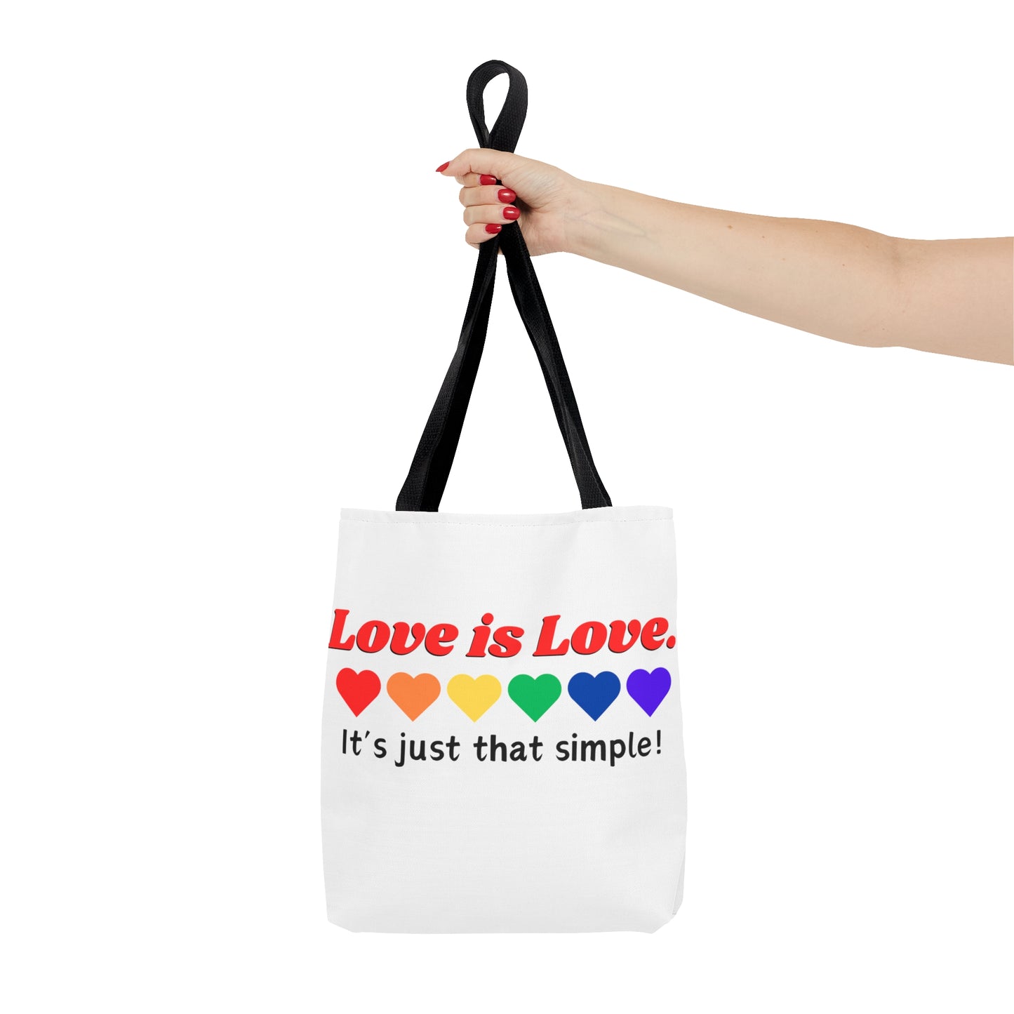 Love is Love Tote Bag (AOP)