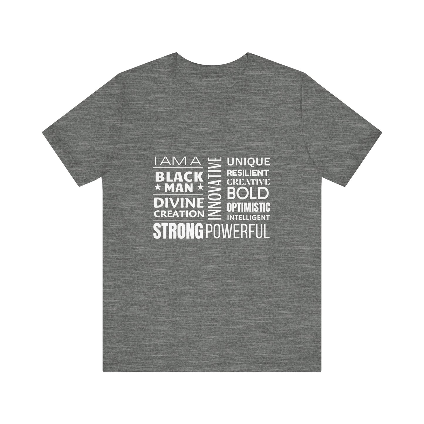 Empowering Black Man Tee - Unisex Jersey Short Sleeve T-Shirt