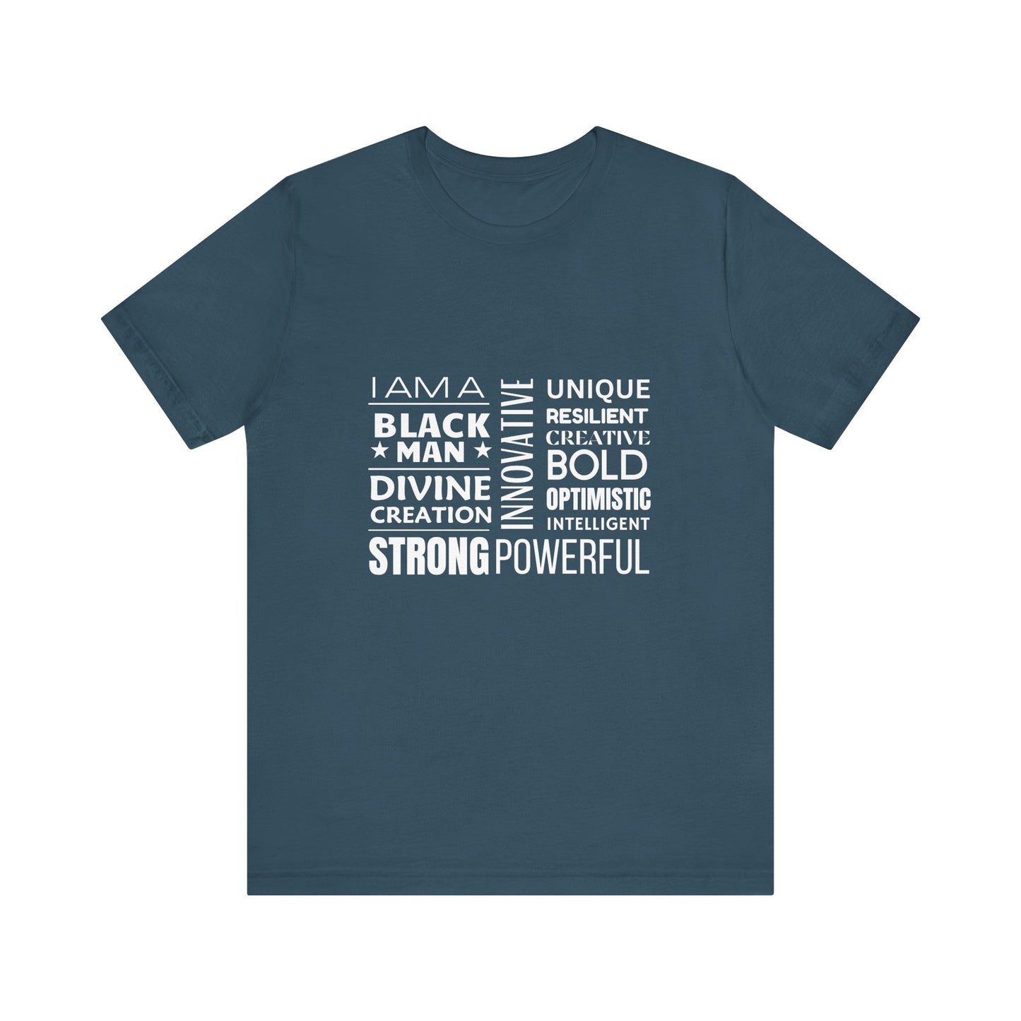 Empowering Black Man Tee - Unisex Jersey Short Sleeve T-Shirt