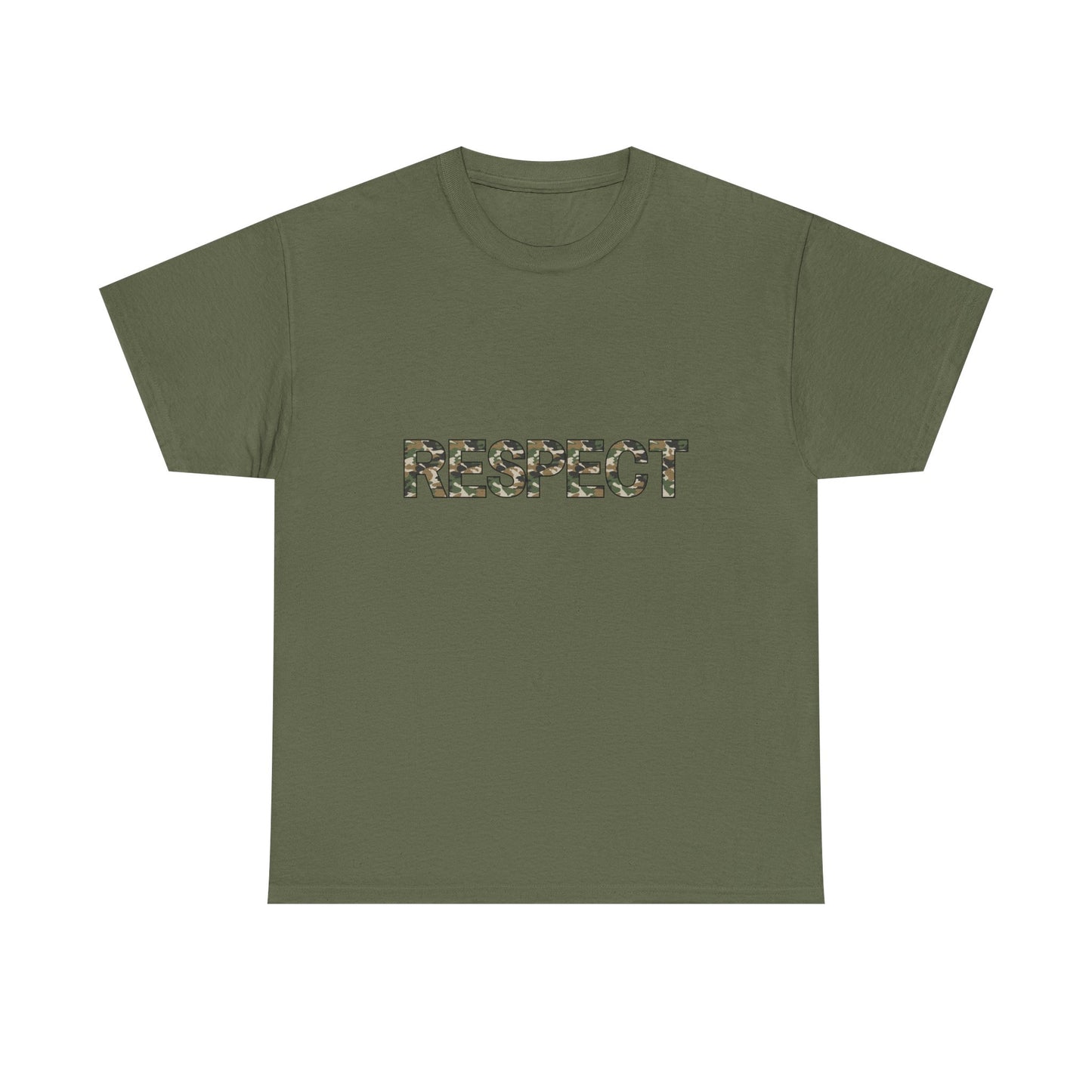 Unisex Heavy Cotton Tee - Camo Respect T-Shirt