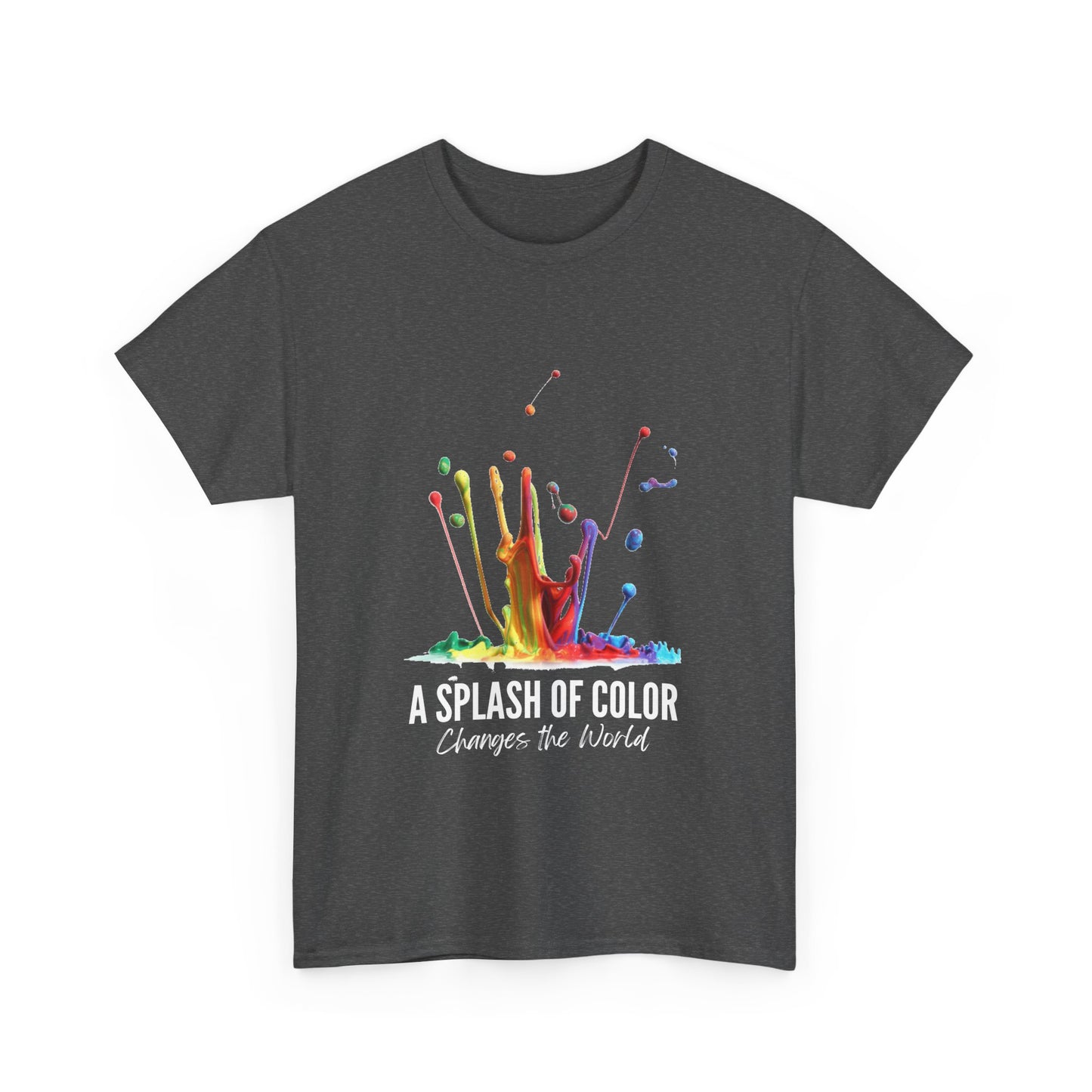 A Splash of Color Unisex Heavy Cotton Tee