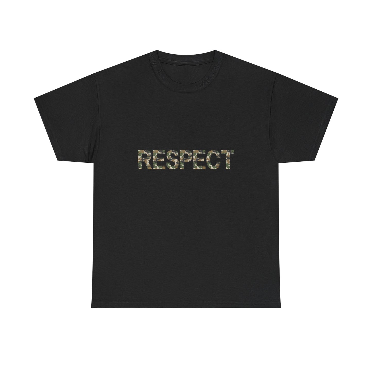 Unisex Heavy Cotton Tee - Camo Respect T-Shirt