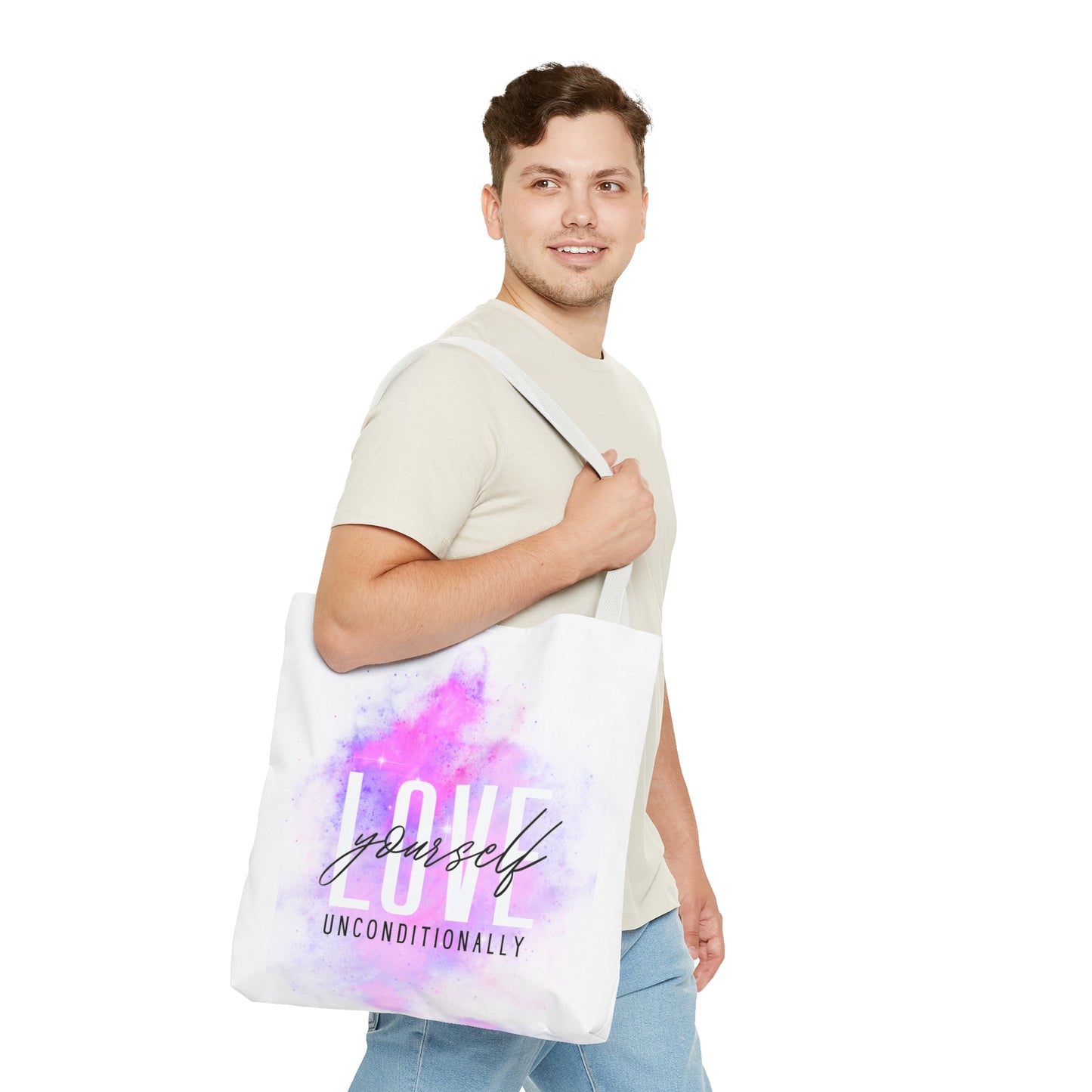 Love Unconditionally Tote Bag (AOP)