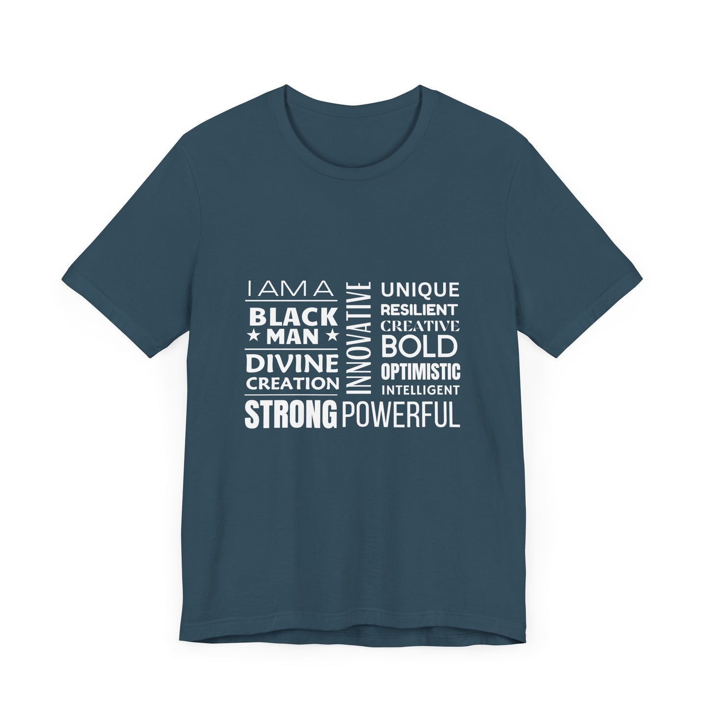 Empowering Black Man Tee - Unisex Jersey Short Sleeve T-Shirt